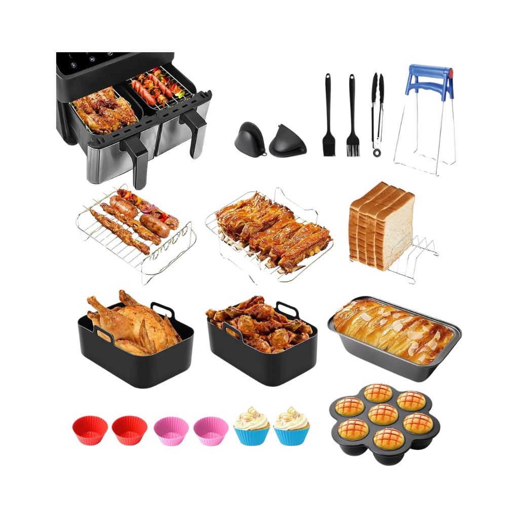 Accessoires cuisine et moules divers Airfryer x19 pièces