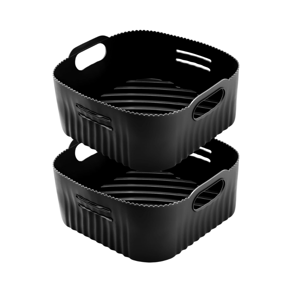 Moules silicone carré Air fryer X2
