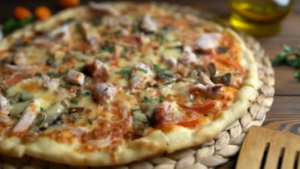 Pizza airfryer : recette facile avec pâte à pizza prête