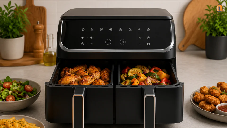 Meilleur airfryer double bac